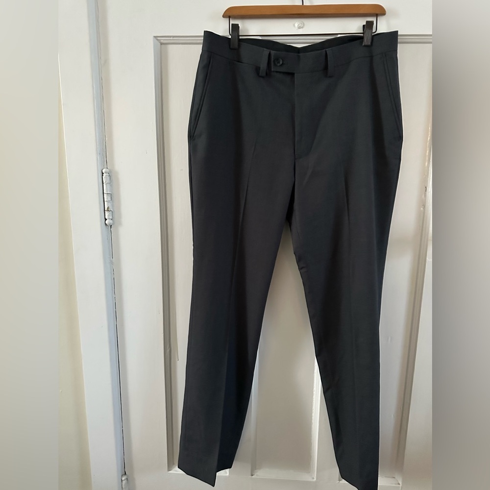 Men’s Classic charcoal gray Dress Pants